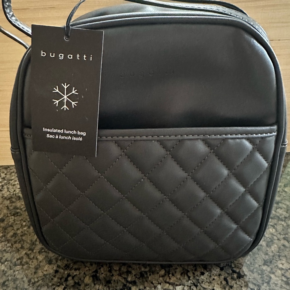Brand New Bugatti Black Food Lunch Bag